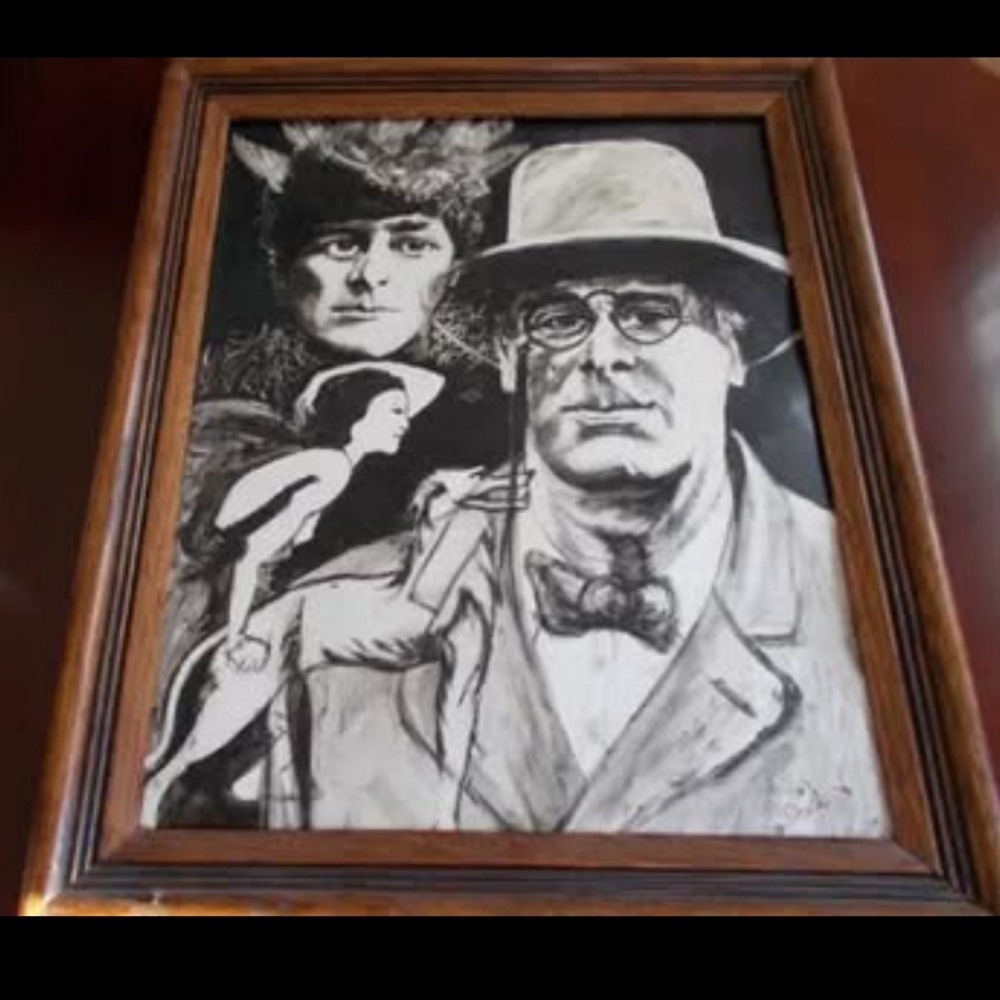Finger painting by renowned Dublin artist David Brophy